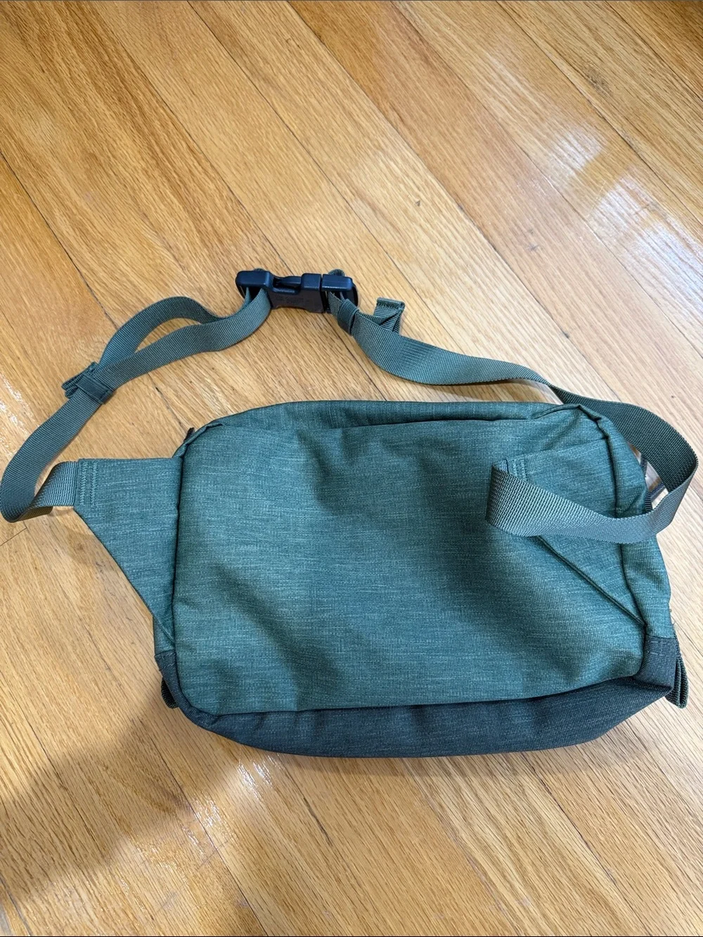 The North Face Olive Green Belt Bag with Front Pockets